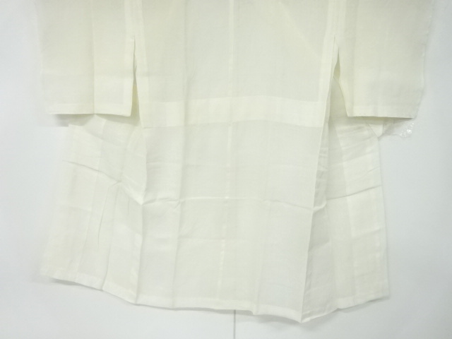 アンティーク　紗　透かし織　草花模様長襦袢